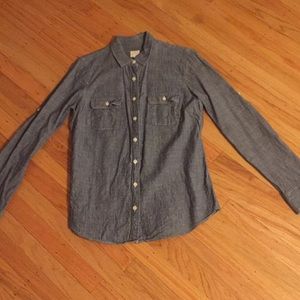 Jcrew Factory Chambray button Shirt size small